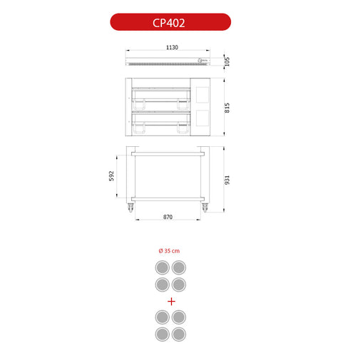 Steinbackofen CP 402