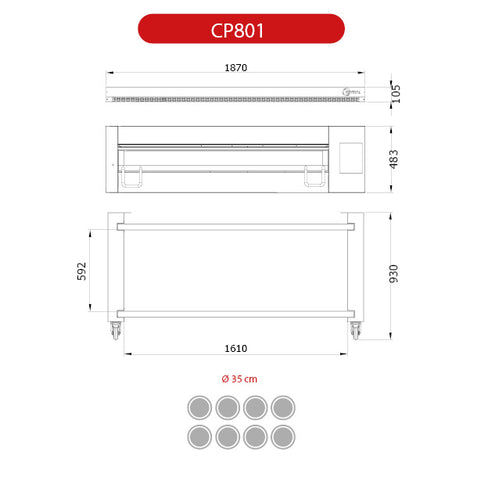 Steinbackofen CP 801