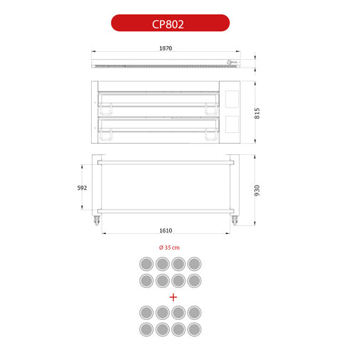 Steinbackofen CP 802
