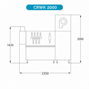 Korbdurchlaufspülmaschine CRWK2000 – mit Trocknung