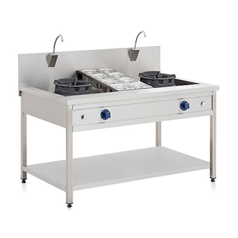 2-Brenner-Gas-Wokherd UMOP0101
