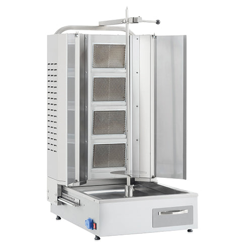 Dönergrill mit 3 Brennern mit Untermotor UMDO03_MA