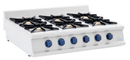 CRYSTAL Sechsflammen-Gasherd 46,5 kW, 120 x 70