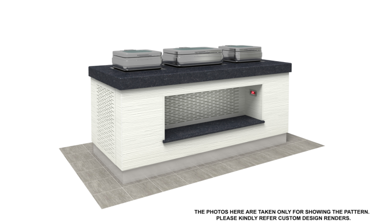 Buffettheke Warm Cimstone