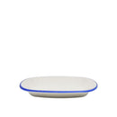 Riva Teller oval flach Blau 150 x 90 mm