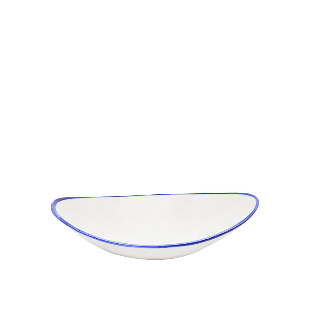 Riva Teller oval flach Blau 250 x 155 mm