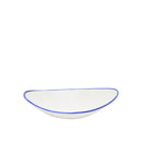 Riva Teller oval flach Blau 250 x 155 mm