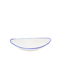 Riva Teller oval flach Blau 250 x 155 mm