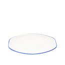 Riva Teller oval flach Blau 290 mm