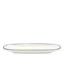 Riva Teller oval flach Blau 320 x 95 mm