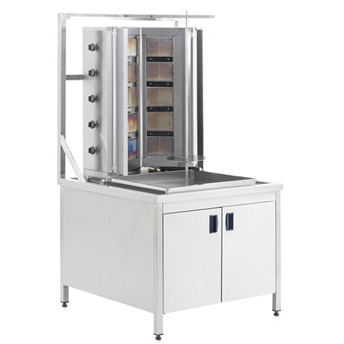 V-Dönergrill mit 10 Brennern UMDO10